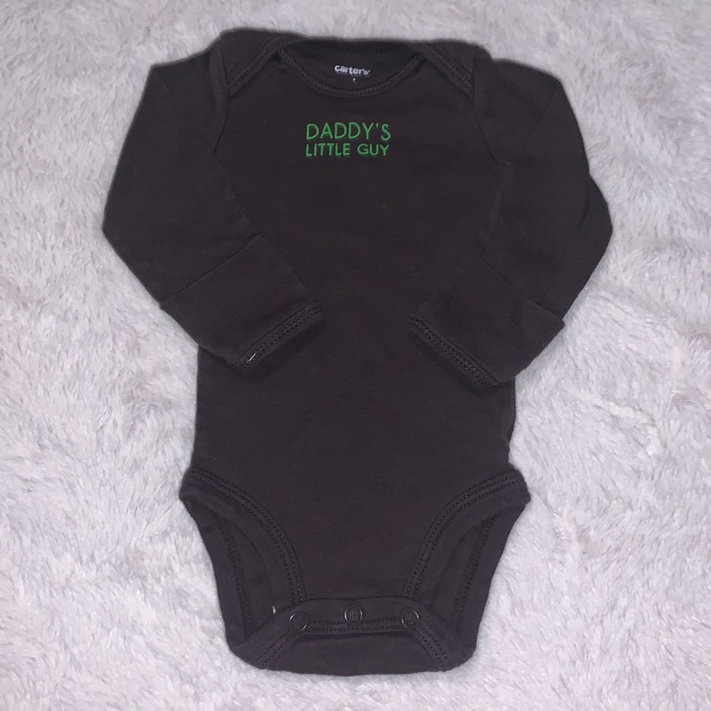 (3 for $10) carters newborn long sleeve bodysuit